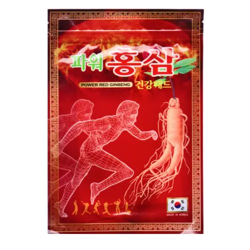 Kang Hwa Обезболивающий пластырь с красным женьшенем для суставов / Power red Ginseng, 20 шт.