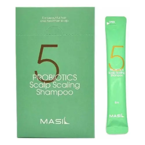 Шампунь для волос глубокоочищающий с пробиотиками / 5 Probiotics Scalp Scaling Shampoo, 8 мл x 20 шт.