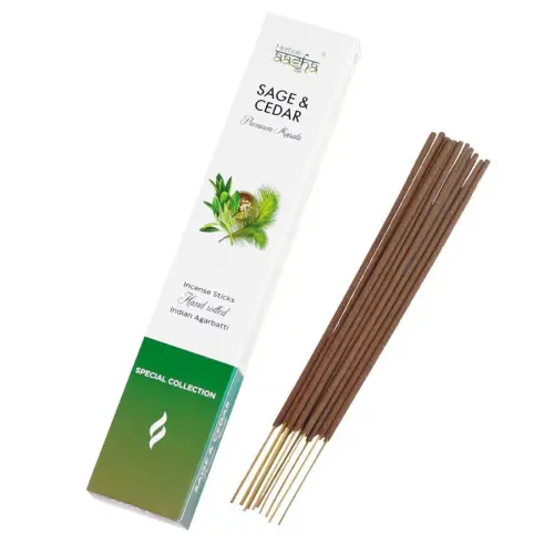 Ароматические палочки / Sage & Cedar Premium Masala Special Collection, 10 шт.