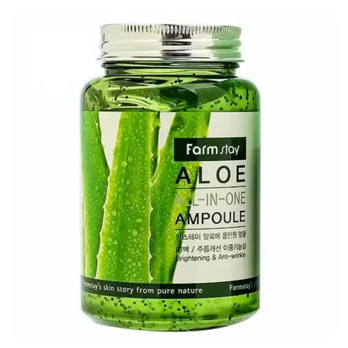 Ампульная сыворотка для лица с экстрактом алоэ / Aloe All-In One Ampoule, 250 мл