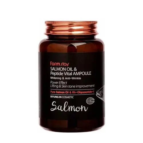 Ампульная сыворотка для лица с маслом лосося и пептидами / Salmon Oil & Peptide Vital Ampoule, 250 мл