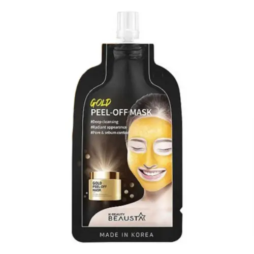 Маска-плёнка для лица очищающая с частицами золота / Gold Peel Off Mask, 20 мл