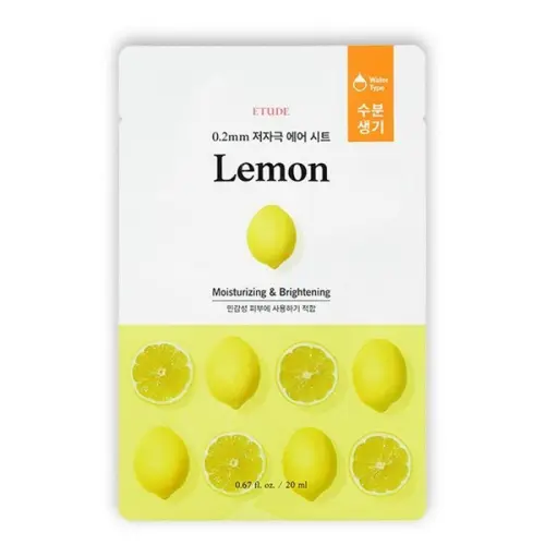 Etude Тканевая маска с экстрактом лимона / 0.2 Therapy Air Mask Lemon, 20 мл