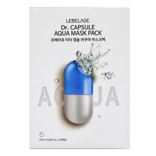 Тканевая маска с морской водой / Dr. Capsule Aqua Mask Pack, 25 мл