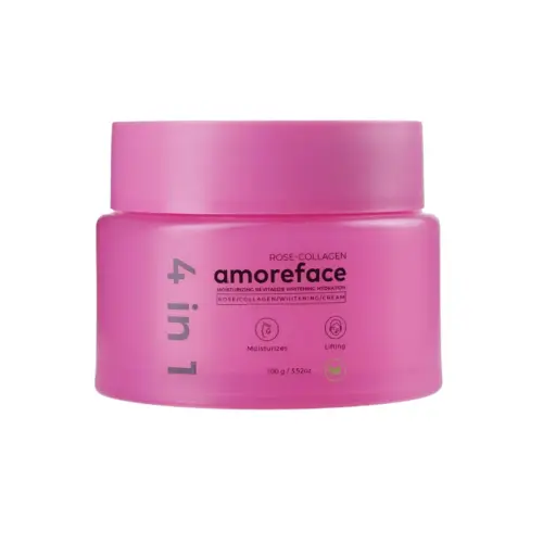 Крем для лица 4 в 1 с коллагеном и экстрактом розы / Rose-Collagen Whitening Cream, 100 г