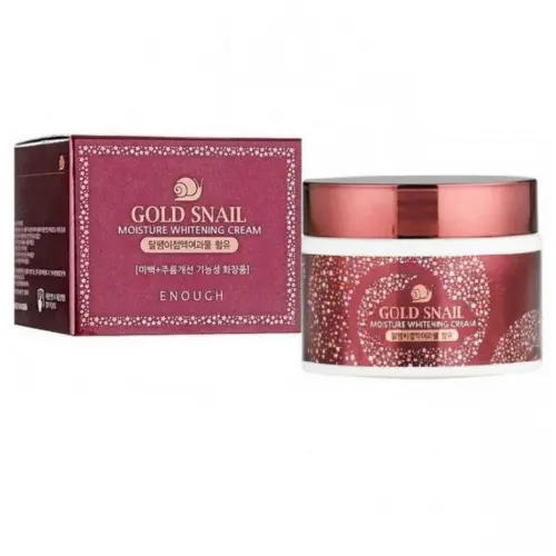 Крем для лица увлажняющий с осветляющим эффектом / Gold Snail Moisture Whitening Cream, 50 мл