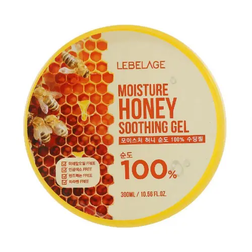 Увлажняющий гель с медом / Moisture Honey 100% Soothing Gel, 300 мл