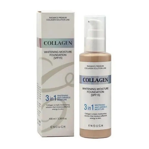 Увлажняющий тональный крем 3 в 1 №21 / Collagen Whitening Moisture Foundation, 100 мл