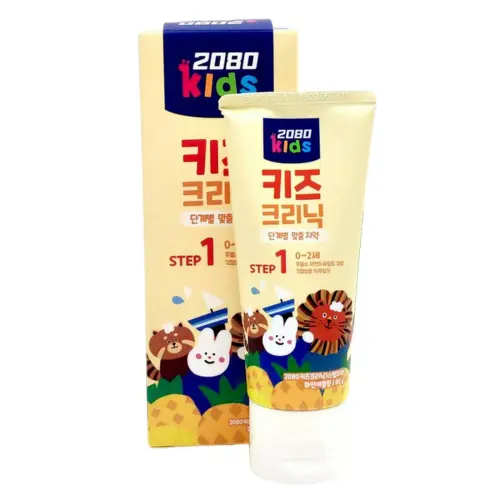 Зубная паста для детей без фтора / Kids Clinic 1 Step Toothpaste Pineapple Scent (0-2 лет), 80 г