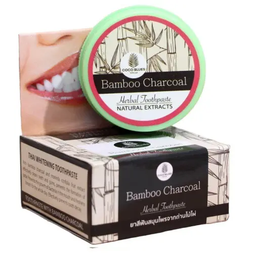 Травяная зубная паста с экстрактом бамбукового угля / Bamboo Charcoal Herbal Toothpaste, 30 г