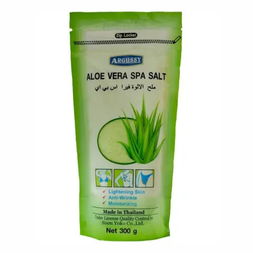 Солевой скраб для тела c экстрактом алоэ вера / Argussy Aloe vera Spa Salt, 300 г