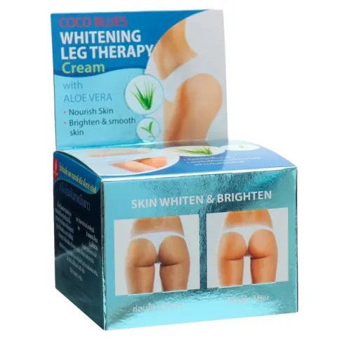 Отбеливающий крем для ног и бедер с экстрактом алоэ и зеленого чая / Whitening Leg Therapy Cream, 5 г