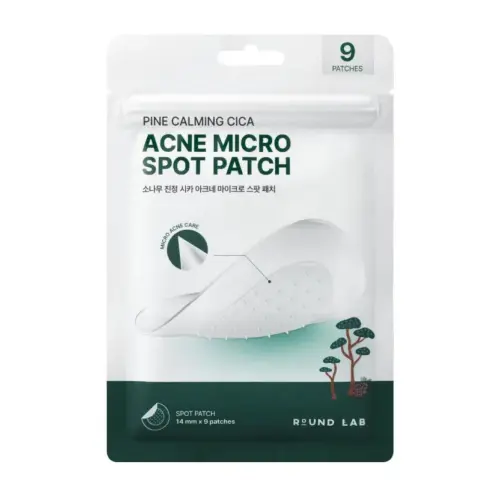 Микроигольчатые патчи против прыщей с центеллой и салициловой кислотой / Pine Calming Cica Acne Micro Spot Patch, 9 шт.