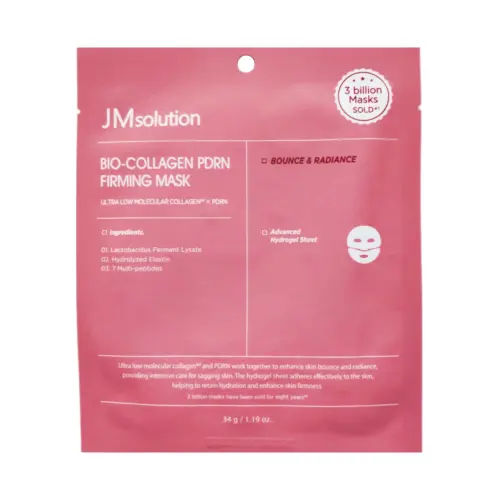 Jmsolution Тающая гидрогелевая маска для лица с коллагеном и PDRN / Bio-Collagen Pdrn Firming Mask, 34 г