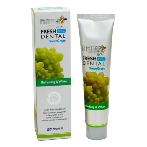 Зубная паста c экстрактом зеленого винограда / Nano Fresh Dental Green Grape Toothpaste, 160 мл