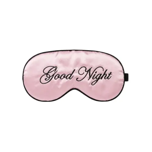 Маска для сна женская на глаза / Good Night, шелковая, розовая