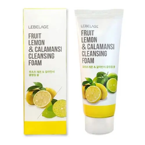 Очищающая пенка с лимоном и экстрактом каламанси / Fruit Lemon & Calamansi Cleansing Foam, 100 мл