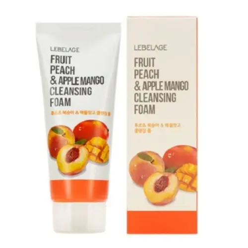 Пенка для умывания с экстрактами персика и манго / Fruit Peach & Apple Mango Cleansing Foam, 100 мл