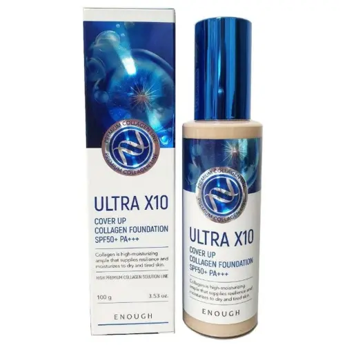 Тональный крем с коллагеном №13 / Ultra X10 Cover Up Collagen Foundation SPF 50, 100 мл