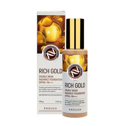 Тональная основа с эффектом сияния №13 / Rich Gold Double Wear Radiance Foundation SPF 50, 100 мл