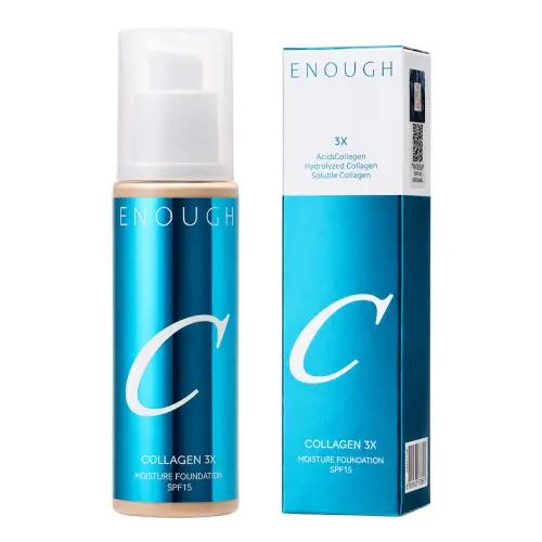 Увлажняющий тональный крем для лица с коллагеном N00 / Collagen 3X Moisture Foundation SPF15, слоновая кость, 100 мл