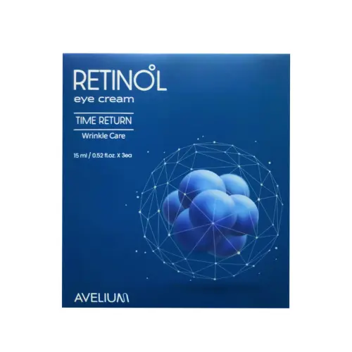 Крем для кожи вокруг глаз с ретинолом / Retinol Eye Cream Time Return Wrinkle Care, 15 мл x 3 шт.