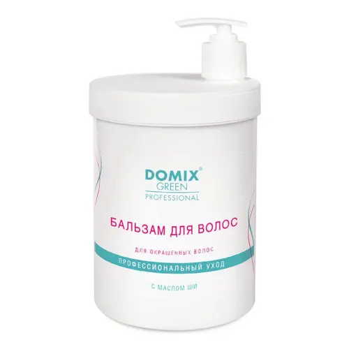 Green Professional Бальзам для окрашенных волос с маслом ши, 1000 мл