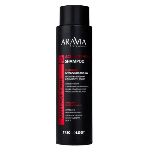 Шампунь для волос мультикислотный против выпадения и ломкости / Acid Intensive Shampoo, 420 мл