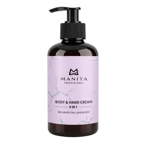 Manita Professional Парфюмированный крем для рук и тела / Iris, White Tea, Lemon Zest, 300 мл
