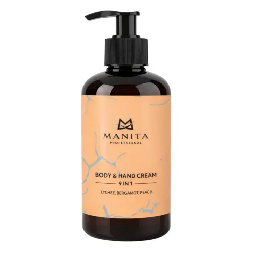 Manita Professional Парфюмированный крем для рук и тела / Lychee, Bergamot, Peach, 300 мл