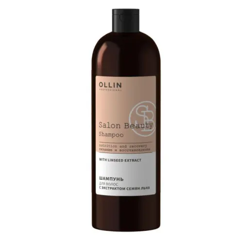 Шампунь для волос с экстрактом семян льна / Salon Beauty, 1000 мл