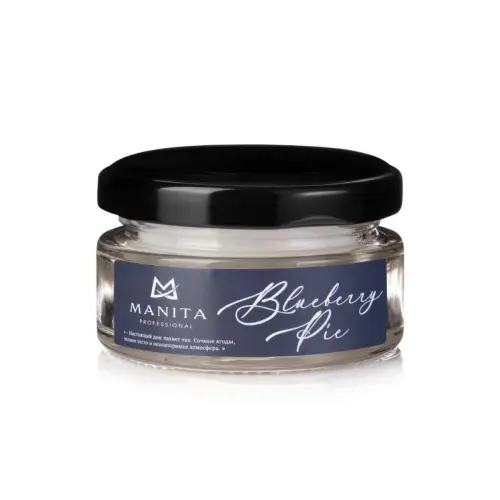 Manita Professional Свеча ароматическая / Blueberry Pie, 50 мл
