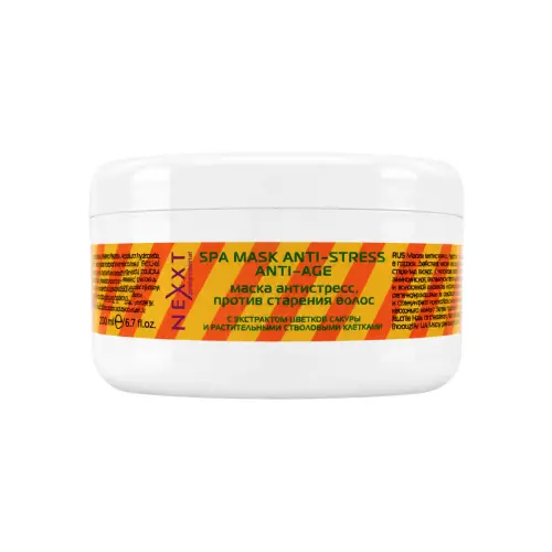 Маска антистресс против старения волос / Professional Spa Mask Anti-Stress, 200 мл