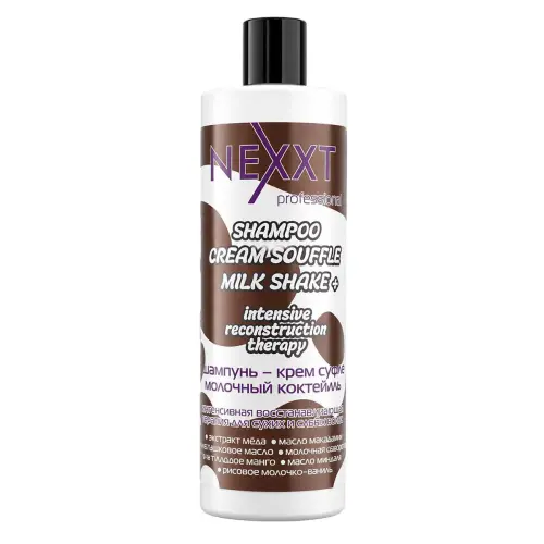 Восстанавливающий шампунь-крем суфле «Молочный коктейль» / Nutritious Shampoo Cream Suffle Milk Shake +, 500 мл