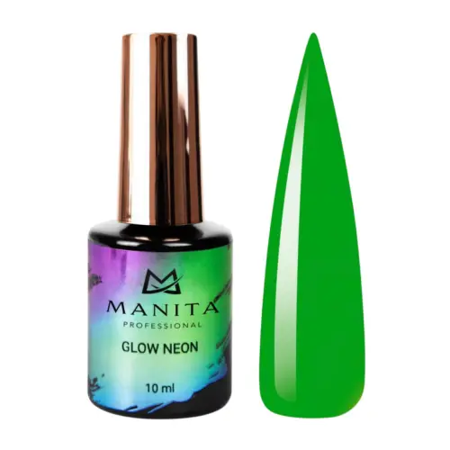 Manita Professional Гель-лак для ногтей / Glow Neon №07, 10 мл