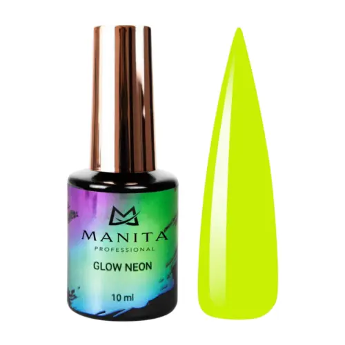 Manita Professional Гель-лак для ногтей / Glow Neon №04, 10 мл