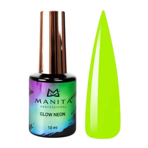 Manita Professional Гель-лак для ногтей / Glow Neon №02, 10 мл