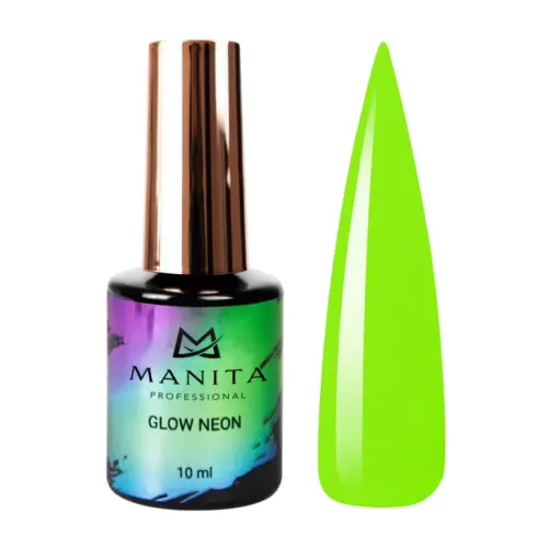 Manita Professional Гель-лак для ногтей / Glow Neon №01, 10 мл
