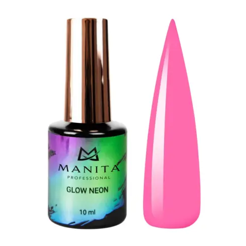 Manita Professional Гель-лак для ногтей / Glow Neon №19, 10 мл