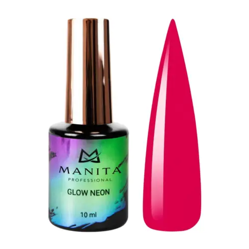 Manita Professional Гель-лак для ногтей / Glow Neon №15, 10 мл