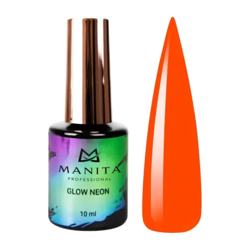 Manita Professional Гель-лак для ногтей / Glow Neon №09, 10 мл