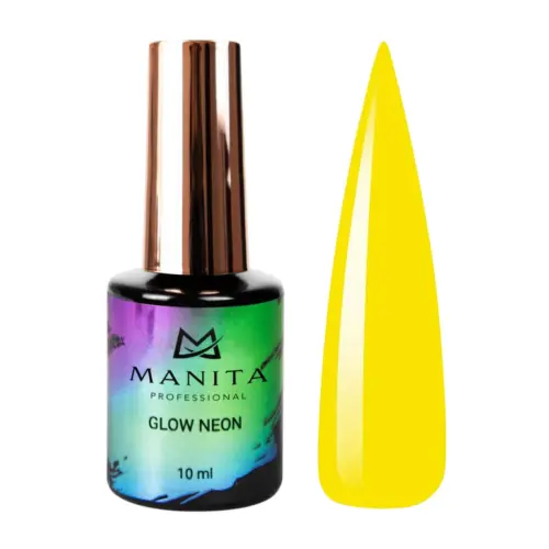 Manita Professional Гель-лак для ногтей / Glow Neon №06, 10 мл
