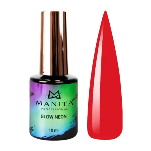 Manita Professional Гель-лак для ногтей / Glow Neon №12, 10 мл