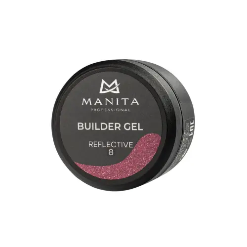 Manita Professional Гель моделирующий для ногтей светоотражающий / Builder Gel Reflective №08, 15 мл