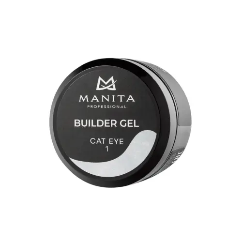 Manita Professional Гель моделирующий для ногтей / Builder Gel Cat Eye №01, 15 мл
